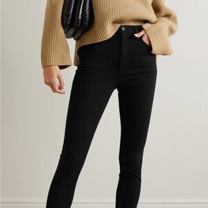 Sz 28 Citizens Of Humanity “Chrissy” Black Skinny Jeans High-Rise Stretch